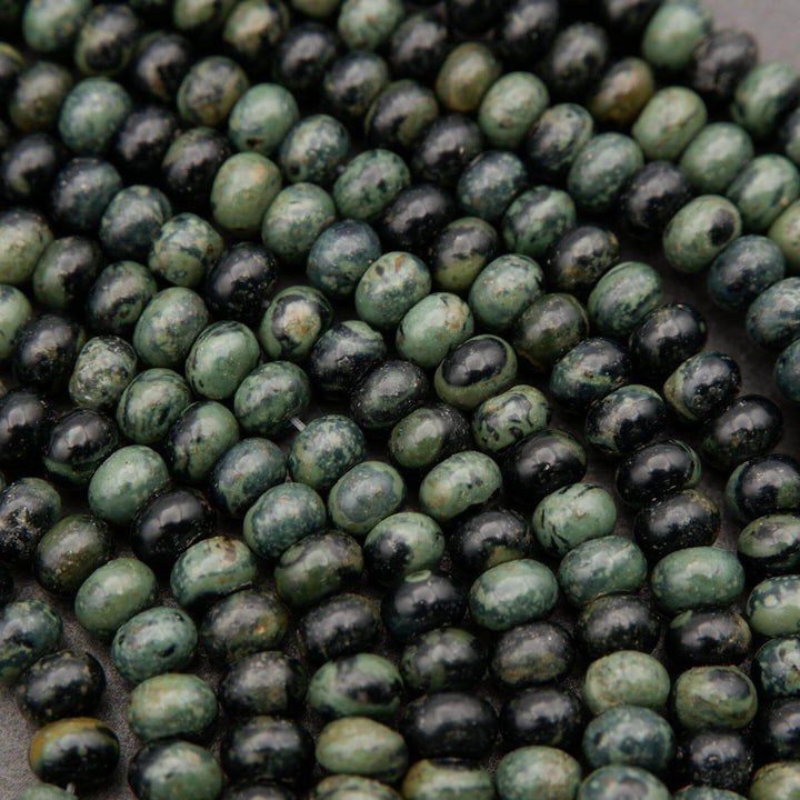 Kambaba Jasper · Smooth · Rondelle · 4x6mm, Tejas Beads, Beads
