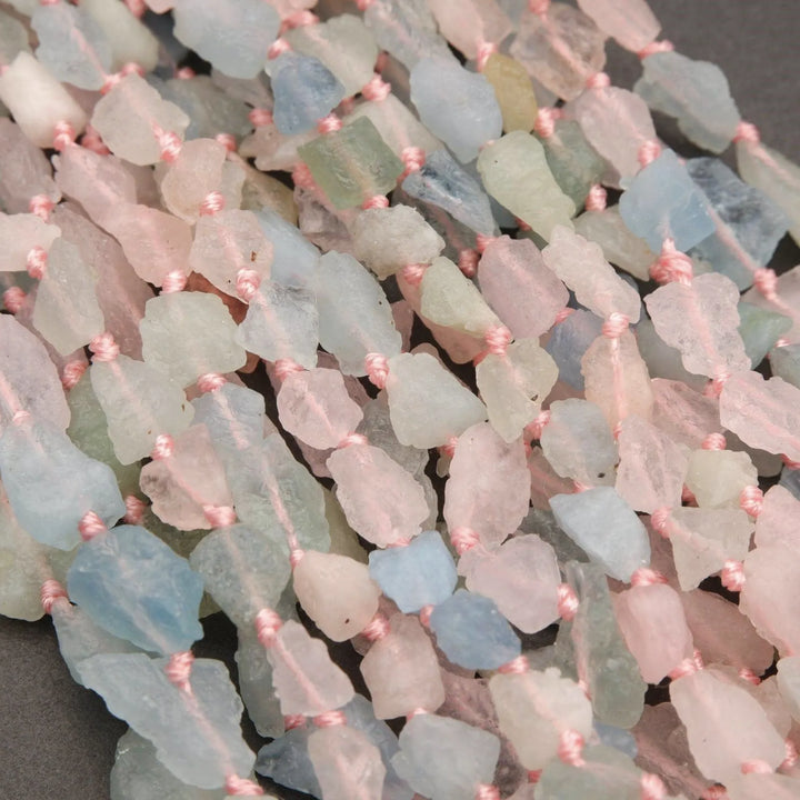 Beryl · Rough Raw · Nugget · 7mm, 9mm, Tejas Beads, Beads