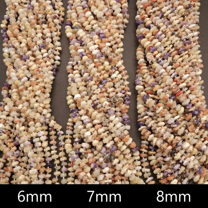 Mexican Morado Opal · Smooth · Freeform Disk ­· 6mm, 7mm, 8mm, Tejas Beads, Beads