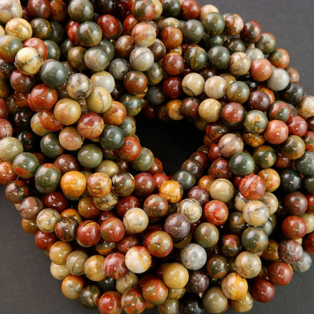 Red creek jasper beads.