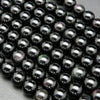 Rainbow obsidian beads.