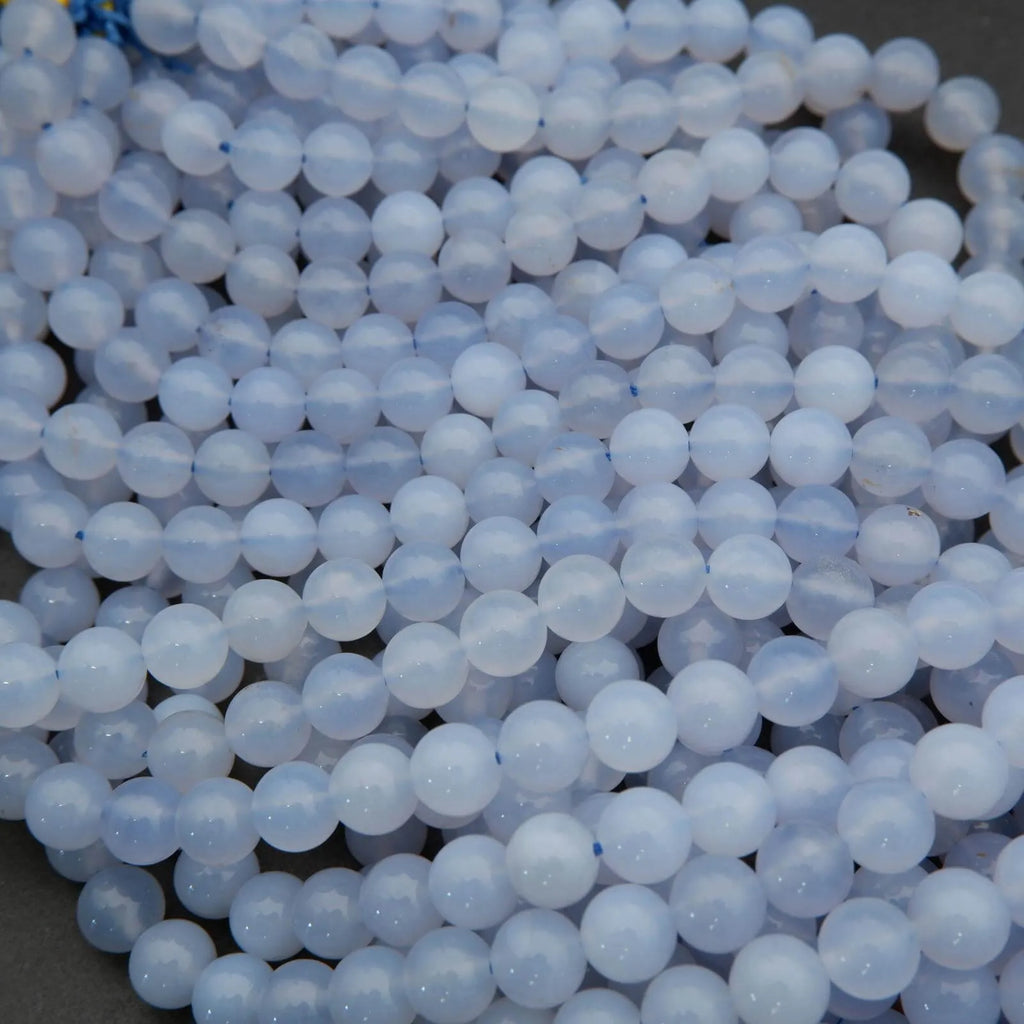 Blue Chalcedony · Smooth · Round · 8.5mm, Tejas Beads, Beads