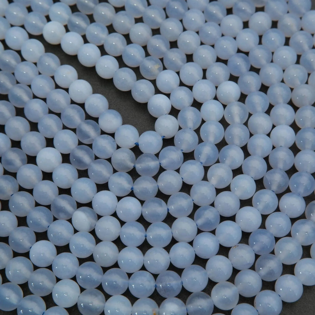 Blue Chalcedony · Smooth · Round · 8.5mm, Tejas Beads, Beads