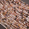 Close-up of multicolored small stones or beads on a dark background