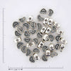 Heart Shape Silver Jewelry Findings.