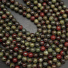 Dragon bloodstone beads.