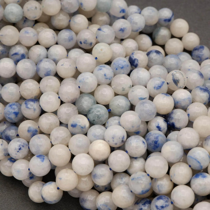 Dumortierite in Quartz · Smooth · Round · 4mm, 6mm, 8mm, 10mm, Tejas Beads, Beads