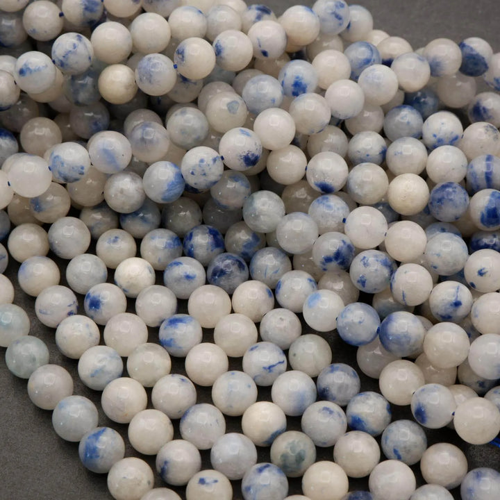 Dumortierite in Quartz · Smooth · Round · 4mm, 6mm, 8mm, 10mm, Tejas Beads, Beads