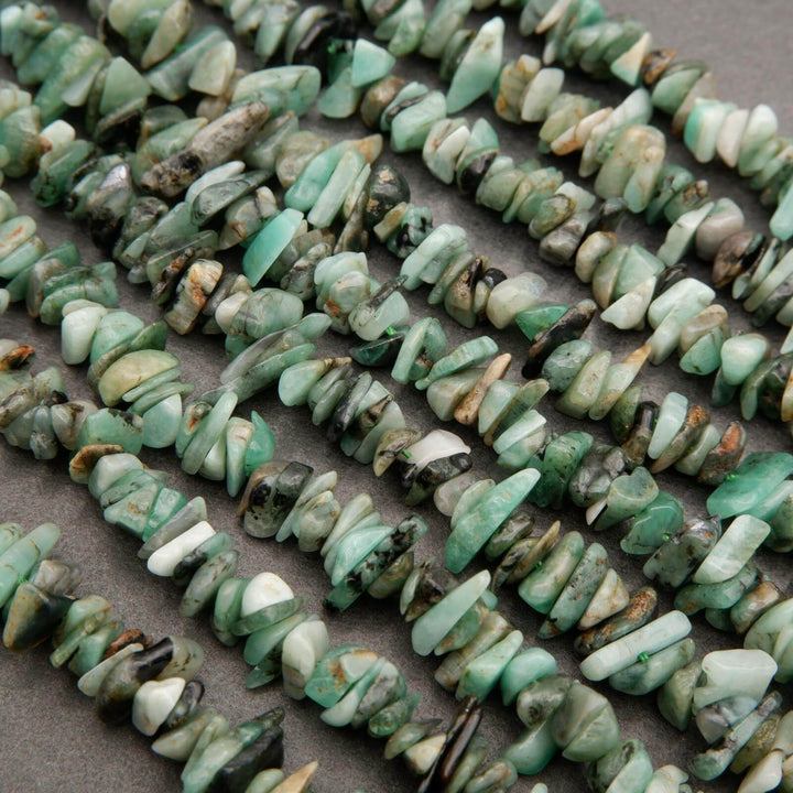 Emerald · Smooth · Freeform Chips · 7mm, Tejas Beads, Beads