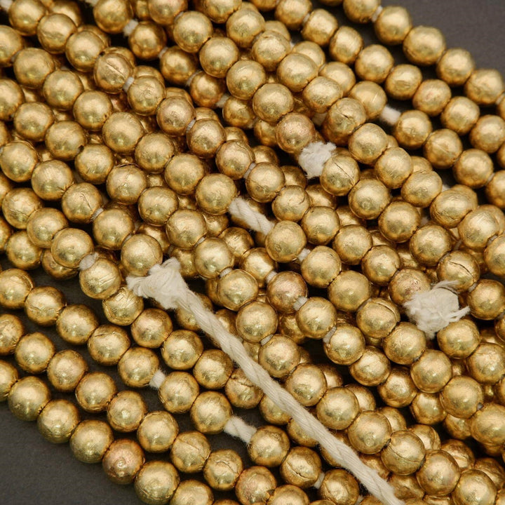 Ethiopian Brass · Smooth · Round · 8.5mm, Tejas Beads, Beads