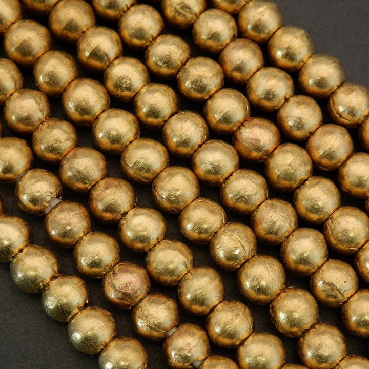 Ethiopian Brass · Smooth · Round · 8.5mm, Tejas Beads, Beads