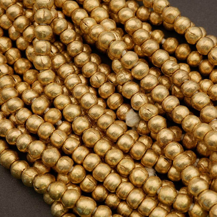 Ethiopian Brass · Smooth · Rondelle · 8mm, Tejas Beads, Beads