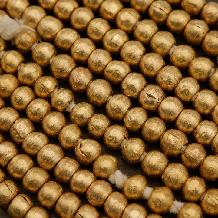 Ethiopian Brass · Smooth · Rondelle · 8mm, Tejas Beads, Beads