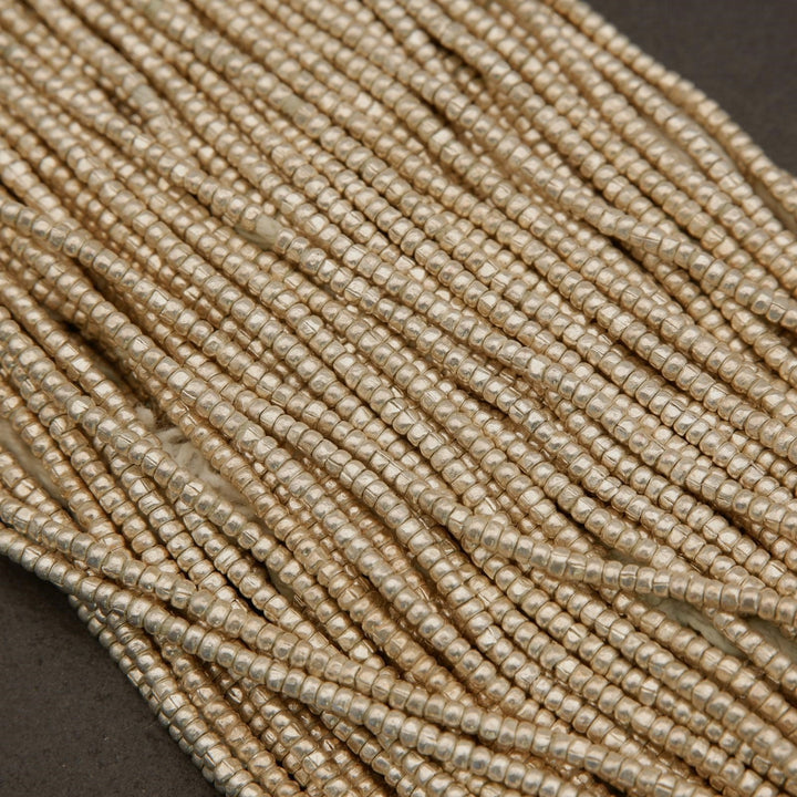 Ethiopian Silver White Metal · Smooth · Heishi · 1.5mm, 2mm, Tejas Beads, Beads