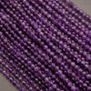 Amethyst A · Microfaceted · Round · 3mm, 4mm, Tejas Beads, Beads