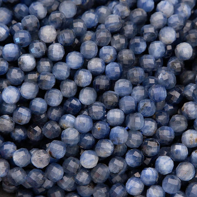 Blue Kyanite · Faceted · Round · 6mm