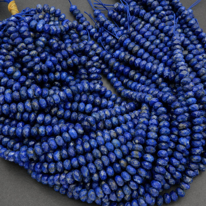 Lapis lazuli beads.