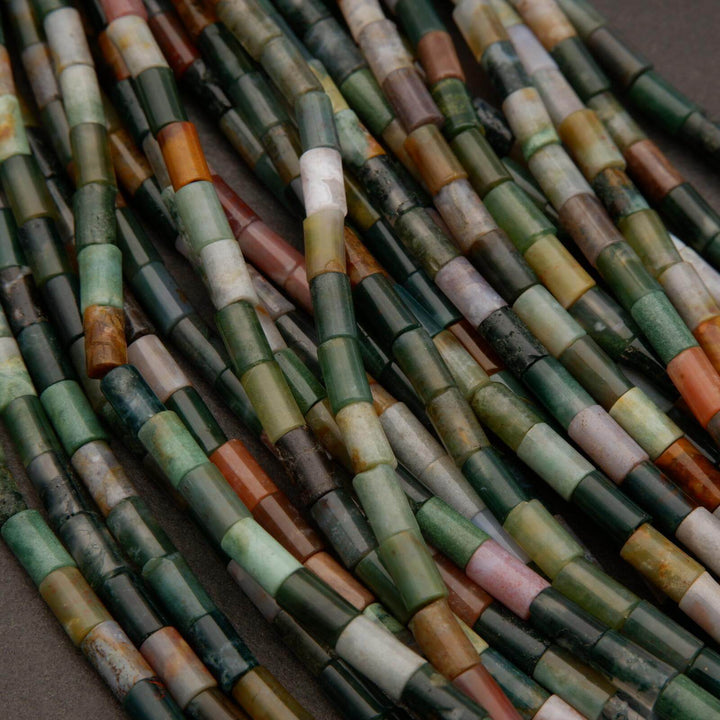 Fancy Jasper · Smooth · Tube · 5mm, Tejas Beads, Beads