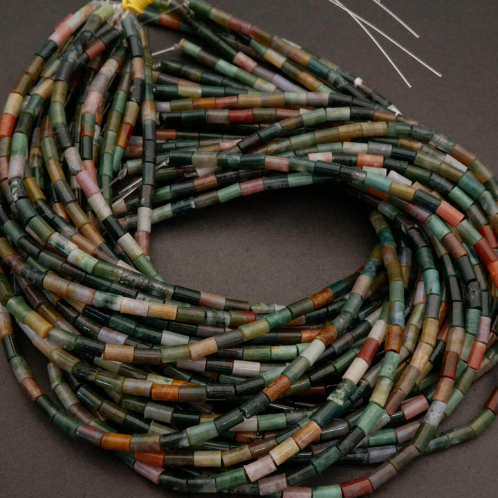 Fancy Jasper · Smooth · Tube · 5mm, Tejas Beads, Beads