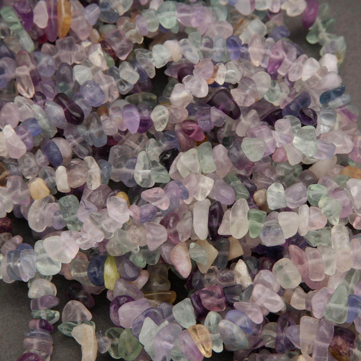 Fluorite · Smooth · Freeform Chips · 7mm, Tejas Beads, Beads