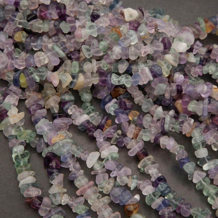 Fluorite · Smooth · Freeform Chips · 7mm, Tejas Beads, Beads