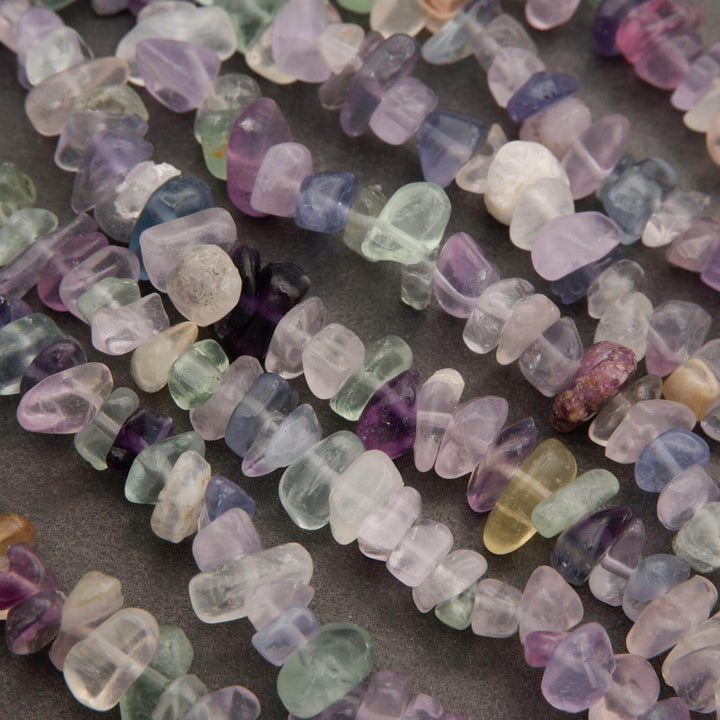 Fluorite · Smooth · Freeform Chips · 7mm, Tejas Beads, Beads