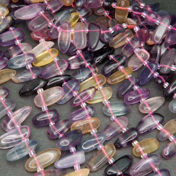 Rainbow Fluorite · Smooth · Sticks · 6x16mm, Tejas Beads, Beads
