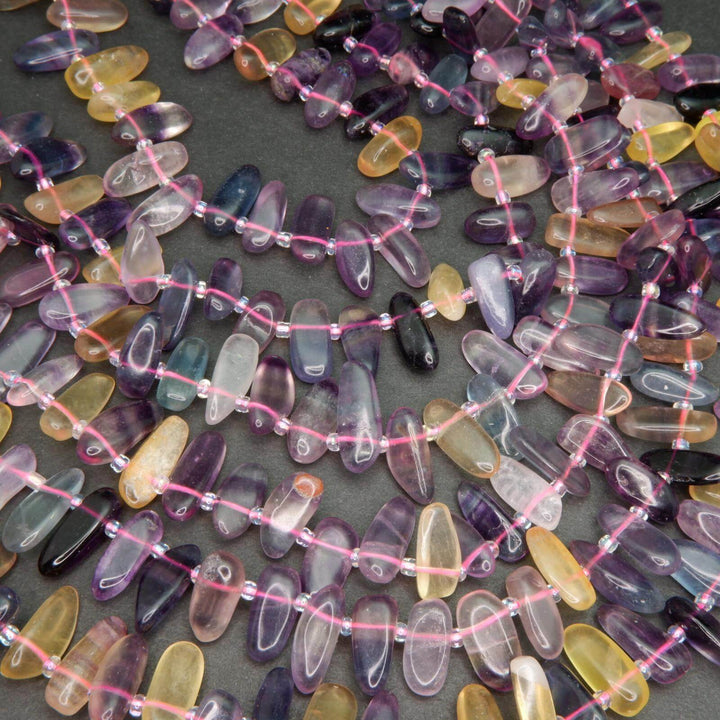 Rainbow Fluorite · Smooth · Sticks · 6x16mm, Tejas Beads, Beads