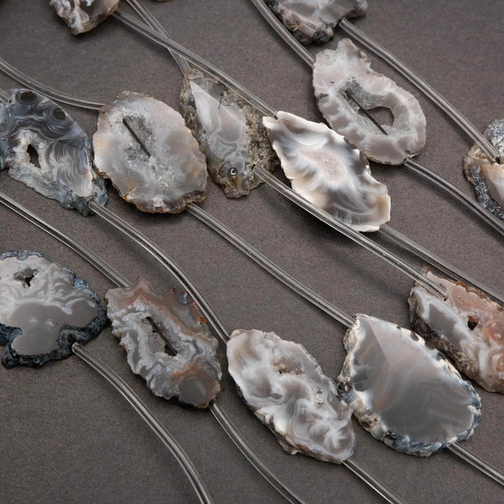 Oco Agate · Smooth · Geode Slices · 18x30mm, Tejas Beads, Beads