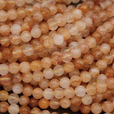 Golden Healer Hematoid Quartz · Smooth · Round · 6.5mm