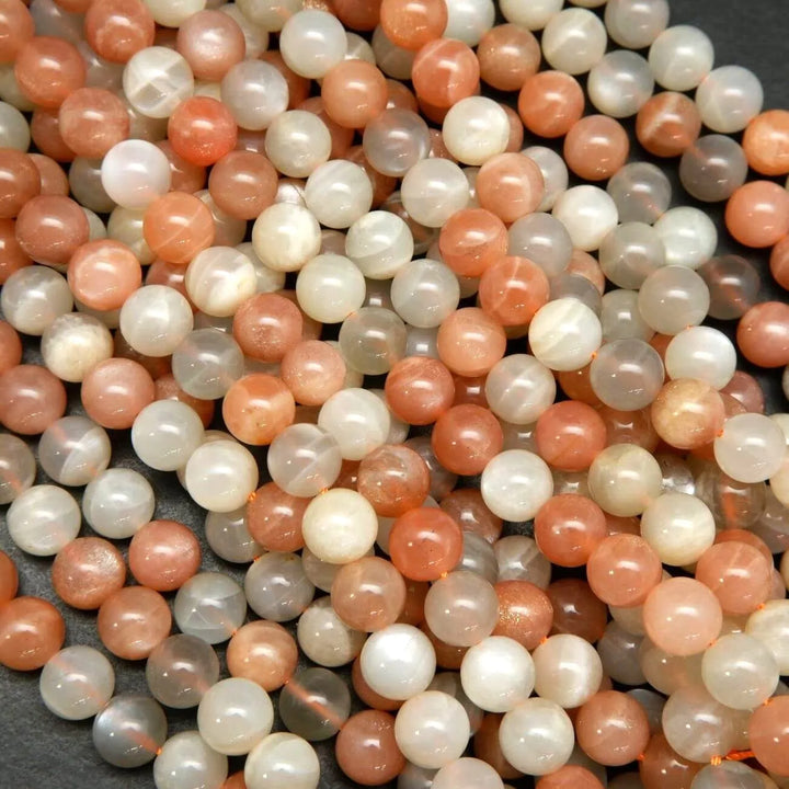 Multicolor Moonstone A · Smooth · Round · 5mm, 6mm, 8mm, 10mm, Tejas Beads, Beads