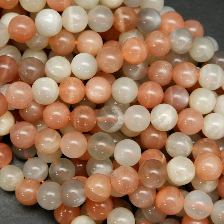Multicolor Moonstone A · Smooth · Round · 5mm, 6mm, 8mm, 10mm, Tejas Beads, Beads