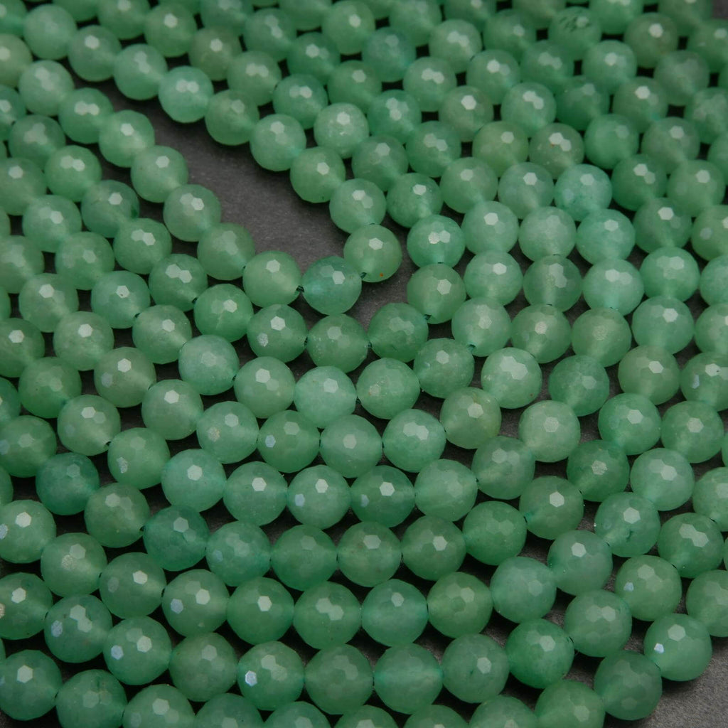 Green aventurine gemstone beads.