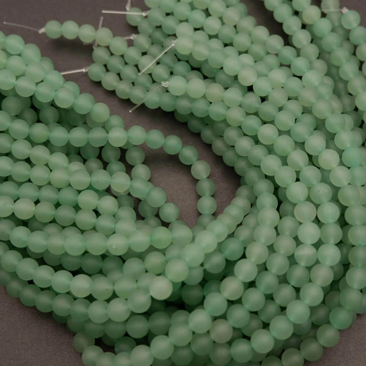 Green Aventurine · Matte · Round · 4mm, 6mm, 8mm, 10mm, Tejas Beads, Beads