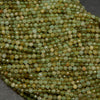 Green Garnet Beads.