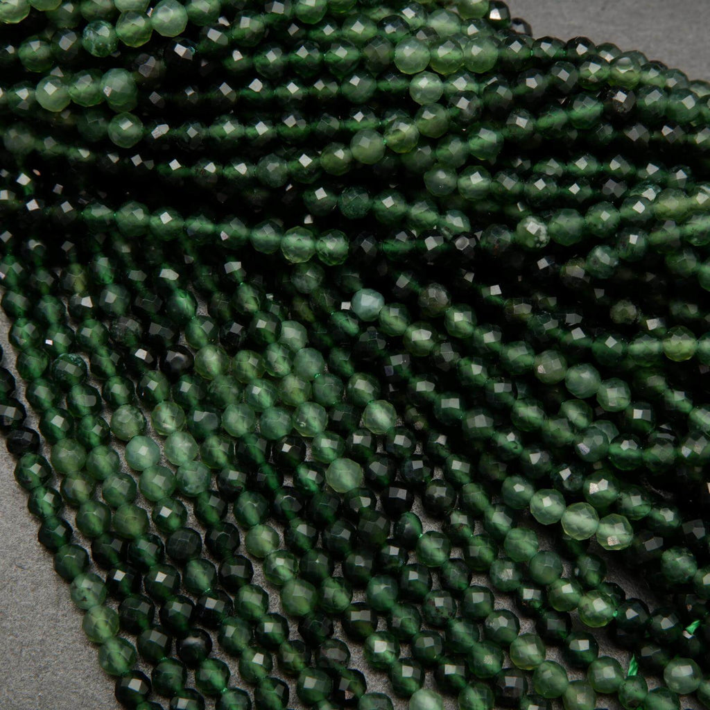 Canadian green jade beads.