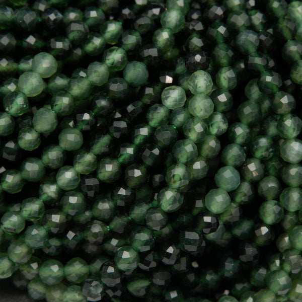 Canadian green jade beads.