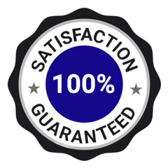 Satisfaction guaranteed on all products.