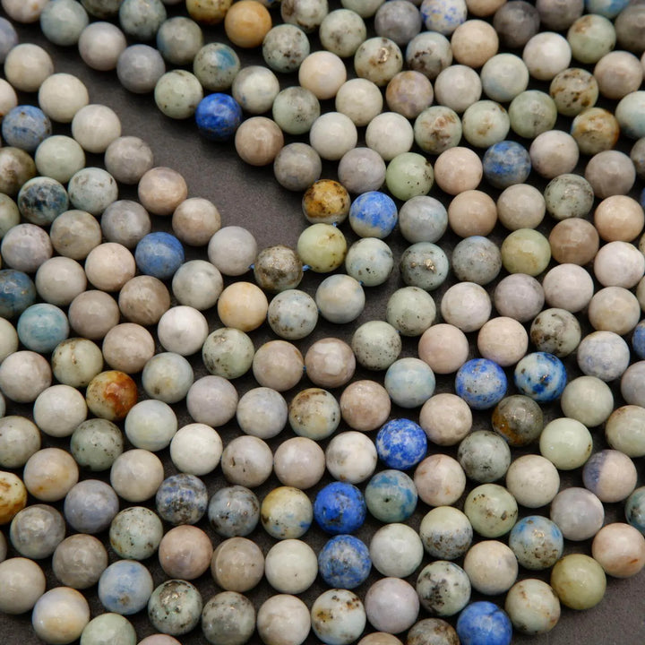 Hackmanite w/ Pyrite · Smooth · Round · 4mm, 6mm, 8mm, 10mm, Tejas Beads, Beads