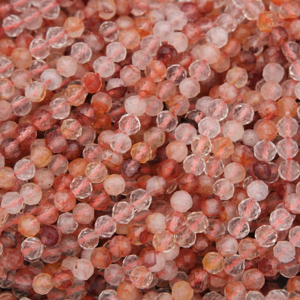 Close-up of small, multicolored beads.