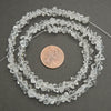 Clear quartz Herkimer diamond beads for jewelry making