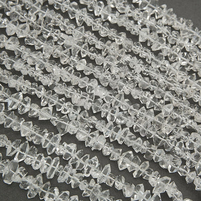 Herkimer Diamond Quartz A · Faceted · Double Point Terminated · 8mm to 9mm