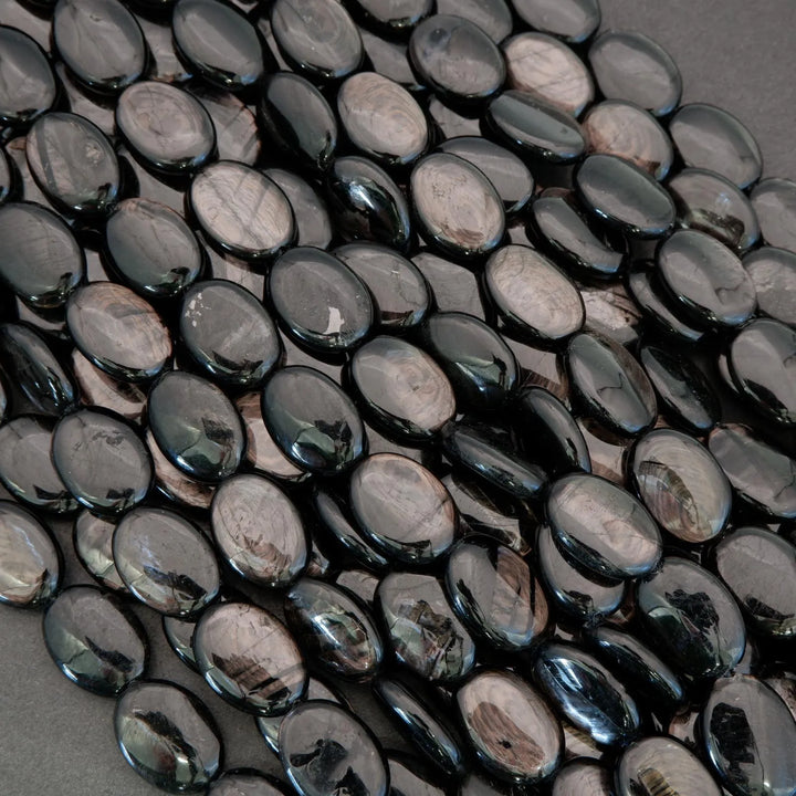 Hypersthene · Smooth · Oval · 13x18mm, Tejas Beads, Beads