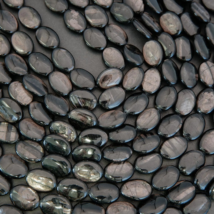 Hypersthene · Smooth · Oval · 13x18mm, Tejas Beads, Beads