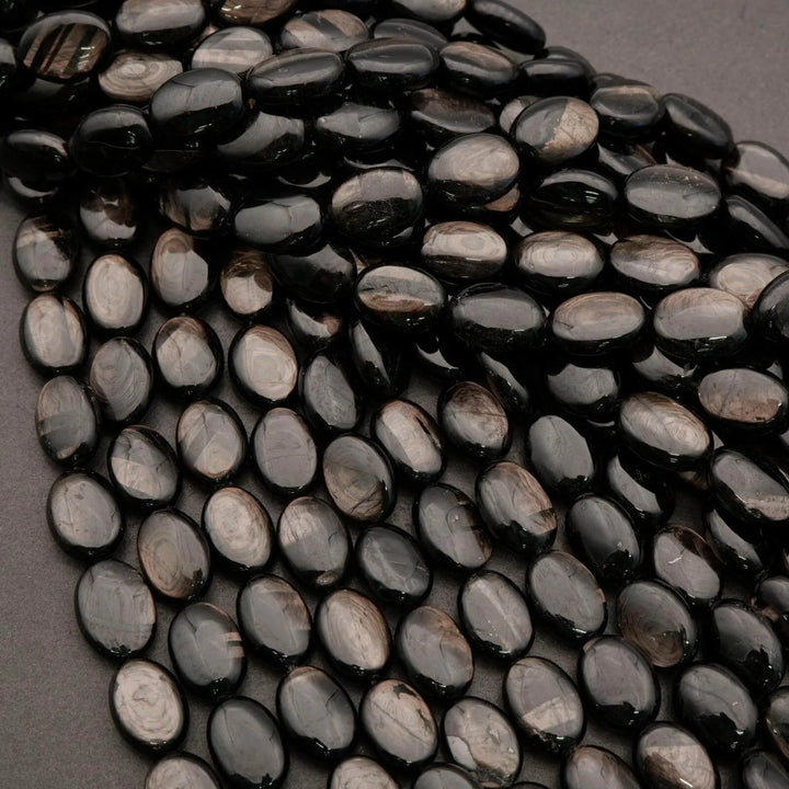 Hypersthene · Smooth · Oval · 10x14mm, Tejas Beads, Beads