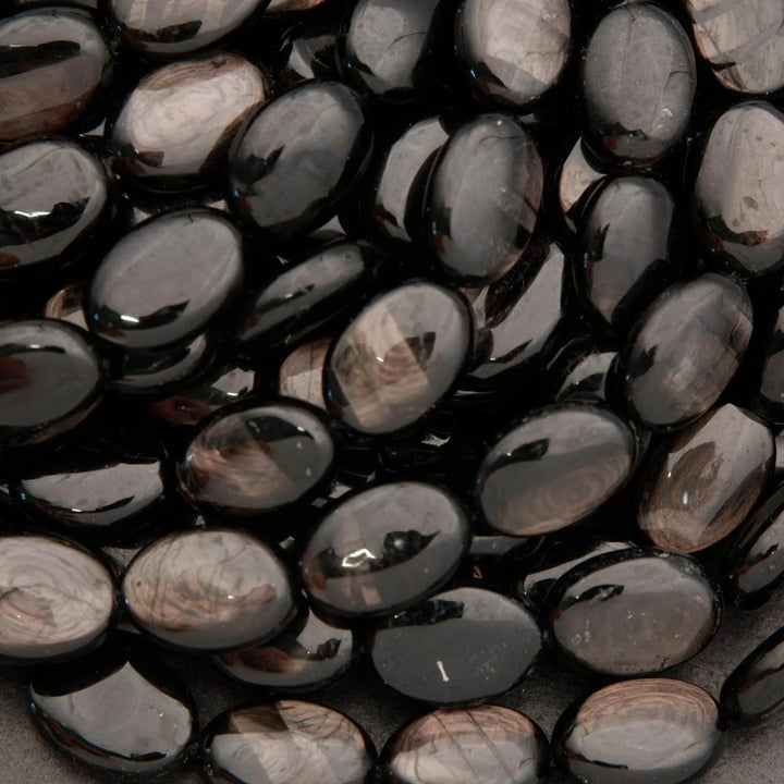 Hypersthene · Smooth · Oval · 10x14mm, Tejas Beads, Beads
