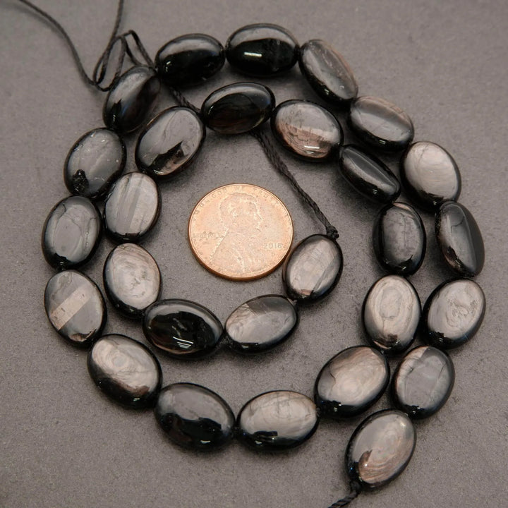 Hypersthene · Smooth · Oval · 10x14mm, Tejas Beads, Beads