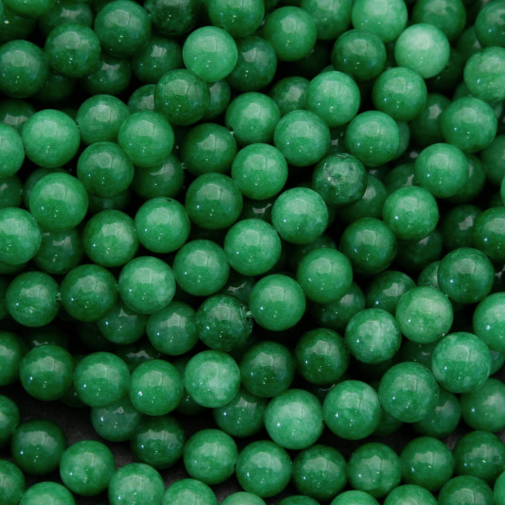 Close-up of green beads