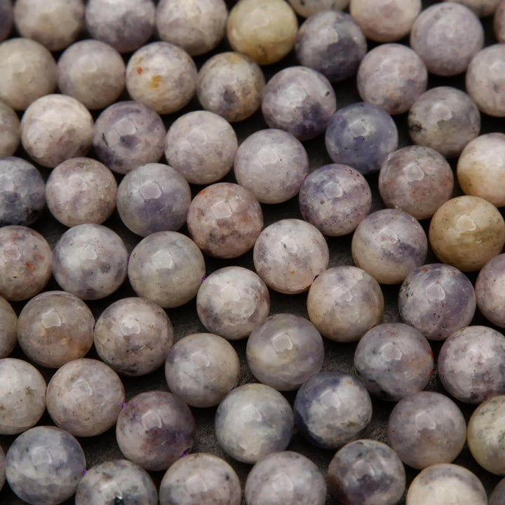 Lavender Iolite · Smooth · Round · 4mm, 5mm, 6mm, 8mm, Tejas Beads, Beads