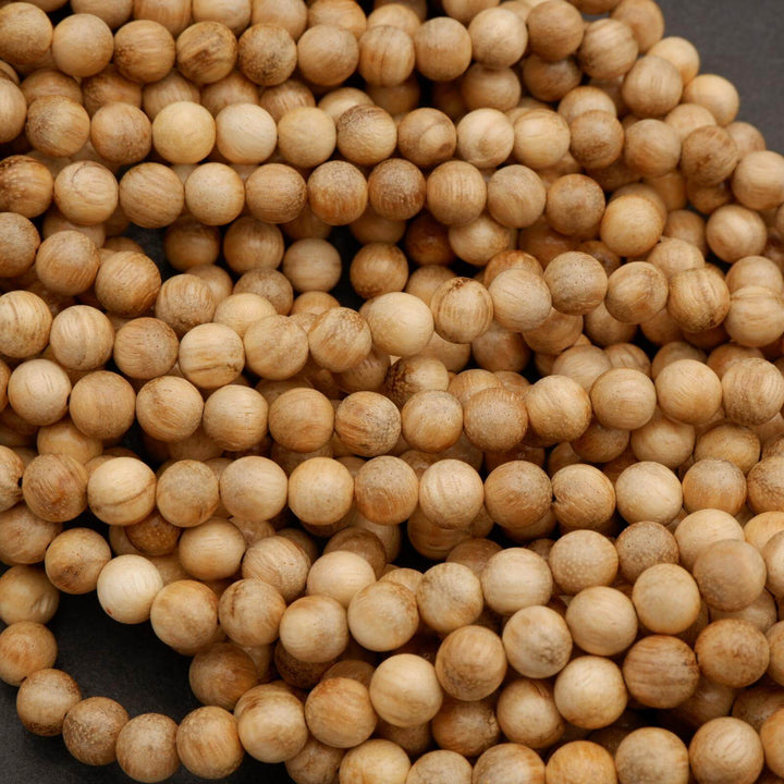Ivory Wood · Smooth · Round · 8mm, Tejas Beads, Beads